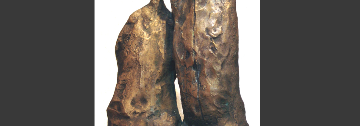 Paar - Skuoptur bronze